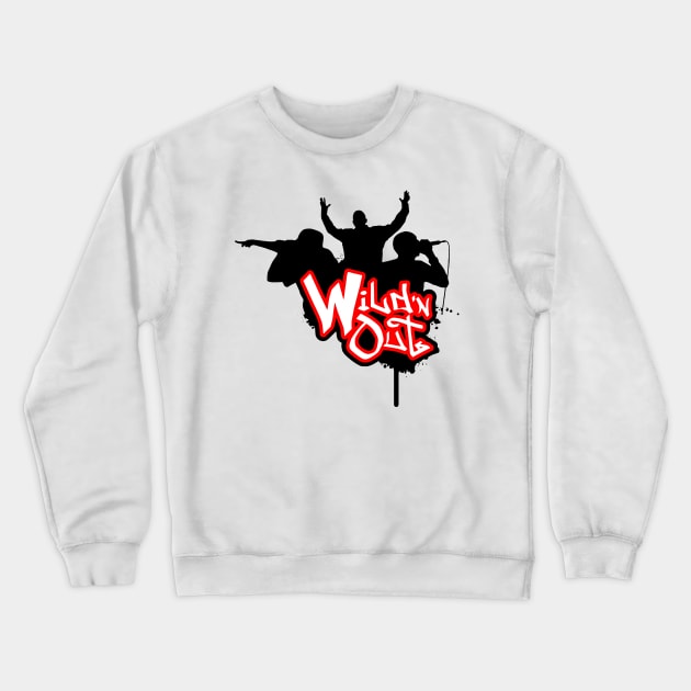 wild n out Crewneck Sweatshirt by qetzastore